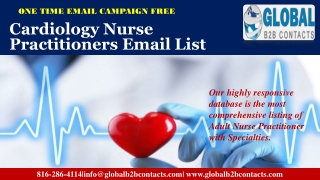 Cardiology Nurse Practitioners Email List