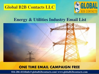 Energy & Utilities Industry Email List