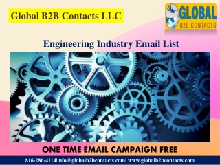 Engineering Industry Email List