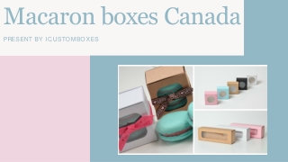 Macaron boxes Canada