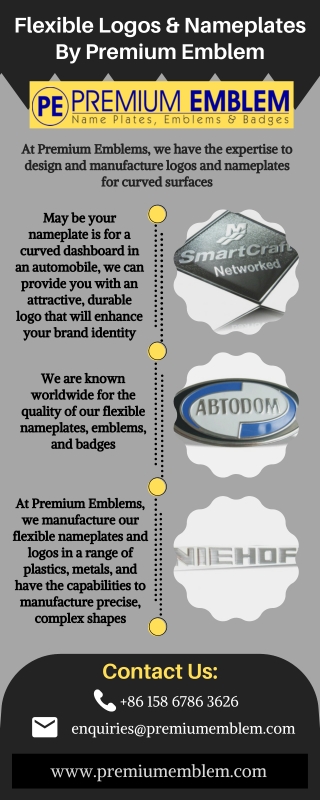 Premium Emblem - An Embossed Metal Name Plates Store