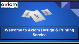 Business Cards Printings Service in LA | Axiom Designs & Printing