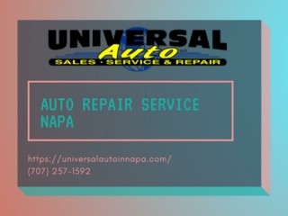 Auto Repair Service Napa