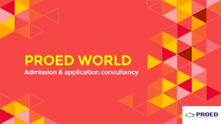 Proed World education consultant in dubai