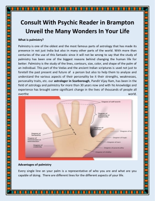 Consult With Psychic Reader in Brampton Unveil the Many Wonders In Your Life