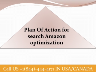 Plan Of Action for search Amazon optimization
