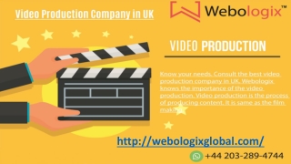 Top Rated Video Production Company in UK