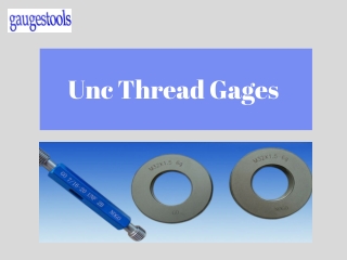 Unc Thread Gages