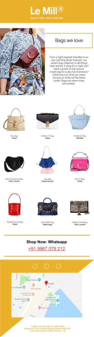 Chole Bags we love - latest collection at Le Mill India