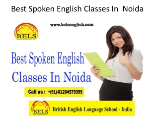 Best Spoken English Classes In Noida