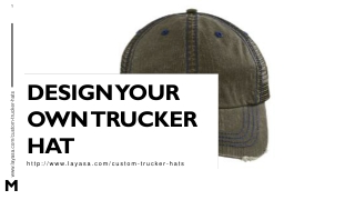 design your own trucker hat