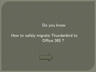 MailsDaddy Thunderbird to Office 365 Migration Tool