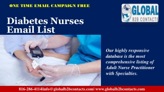 Diabetes Nurses Email List