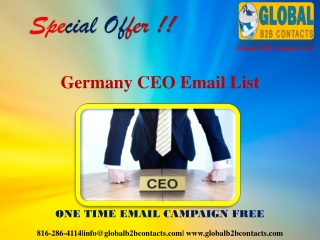 Germany CEO Email List