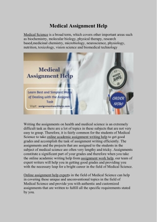 assignment medical definition