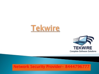 Tek Wire | 8444796777 | Best Network Security