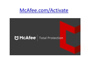 McAfee.com/Activate - Download, Install & Activate McAfee with Retail Card