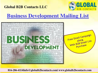 Business Development Mailing List