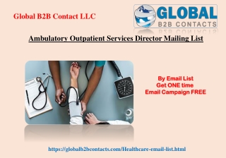 Ambulatory Outpatient Services Director Mailing List