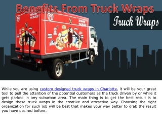 Benefits From Truck Wraps