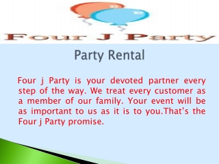 Party Rental