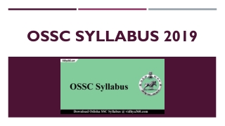 OSSC Syllabus 2019, What Is JE (Mechanical & Civil) Exam Scheme ?