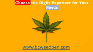Best Online Weed Vaporizer | bcweedpen.com