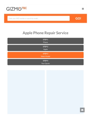 Apple Iphone Screen Repair Service Online | Gizmotec