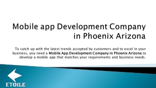 Mobile Application Development Company