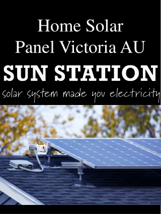 Home Solar Panel Victoria AU