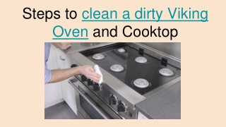 Easy tips to clean your Viking oven and range - Appliance Medic