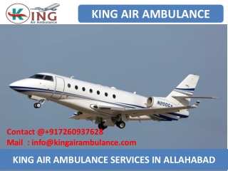 Get the Most Affordable Air Ambulance Services in Allahabad and Lucknow