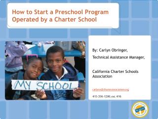 How to Start a Preschool Program Operated by a Charter School