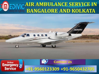 Select Most Exalted Air Ambulance Service in Bangalore by Medivic