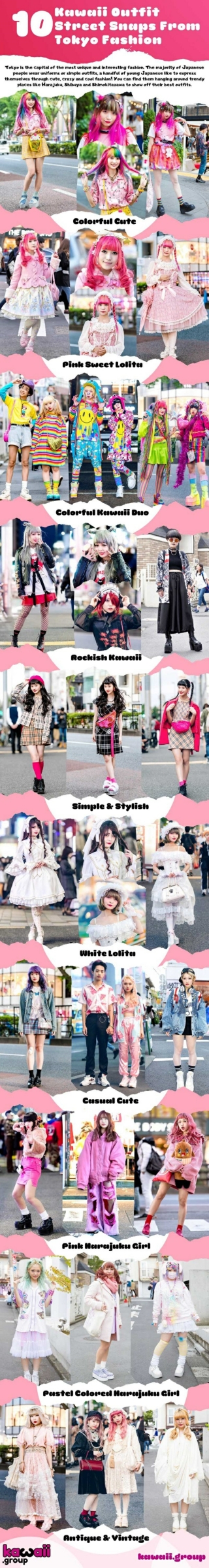 10 Kawaii Outfit Street Snaps from Tokyo Fashion