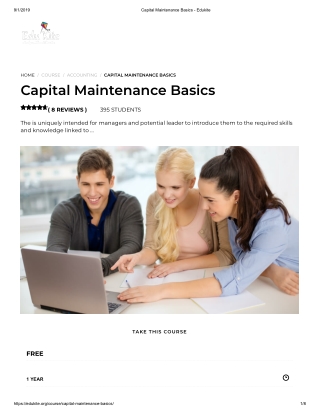 Capital Maintenance Basics - Edukite