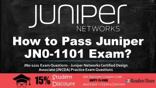 What Can You Do to Pass Juniper JNCDA JN0-1101 Certification Exam in One Attempt