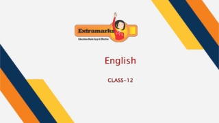 Get Help with CBSE English Elective at Extramarks