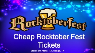 Cheap Rocktober Fest Tickets
