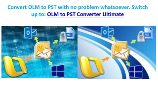 Convert OLM to PST files