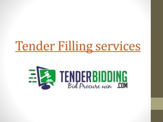 tender filling services