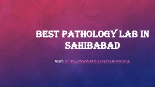 Best pathology lab in Sahibabad