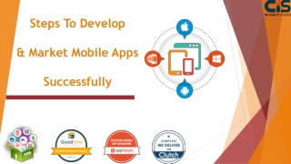 Summary of steps to develop and market mobile apps successfully