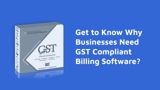 Gen GST: Best Software For Return Filing And Billing