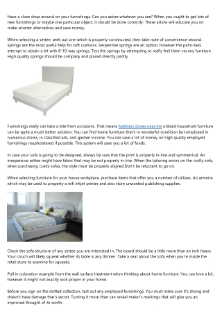 Hints And Tips On Discovering Great Furniture