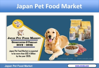 Japan Pet Food Market Share - by Products, Forecast 2019-2025