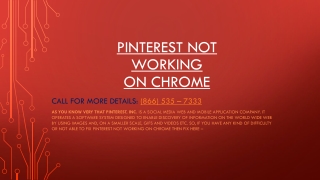 Pinterest not working on Chrome | Cuesinfo