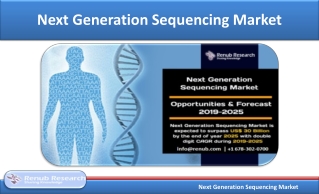 Next Generation Sequencing Market is US$ 30 Billion by 2025