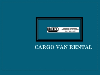 Cargo Van Rental Give You Great offer