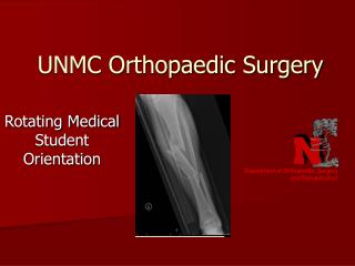 UNMC Orthopaedic Surgery